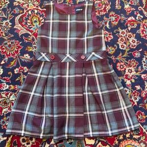 Lands' End Plaid Jumper